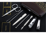 Nail art kit manicure holder case 7 items