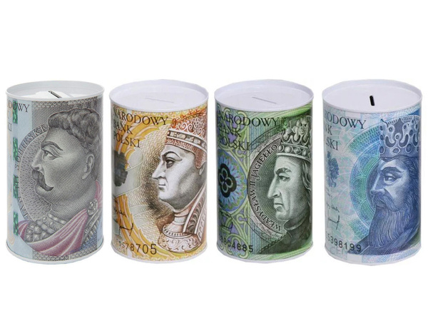 Metal money box can xl large