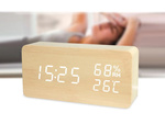 Elektronska budilka termometer higrometer usb