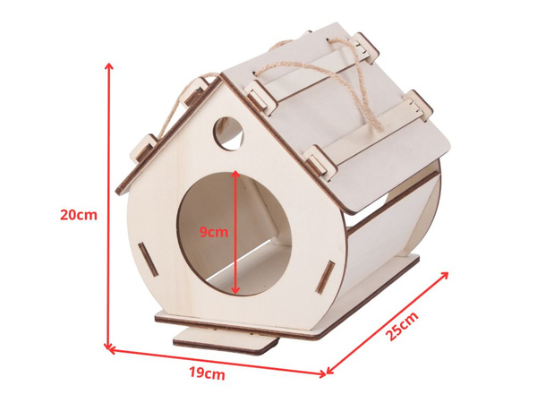Birdhouse din lemn birdhouse cutie de cuibărit pentru asamblare vopsea diy