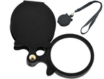 Lupa pliabilă de buzunar mini caz lanyard