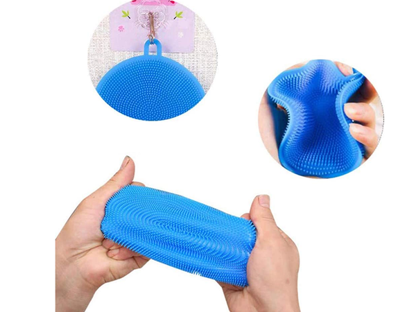 Szilikon mosószivacs súrolókefe növényi súrolókefe