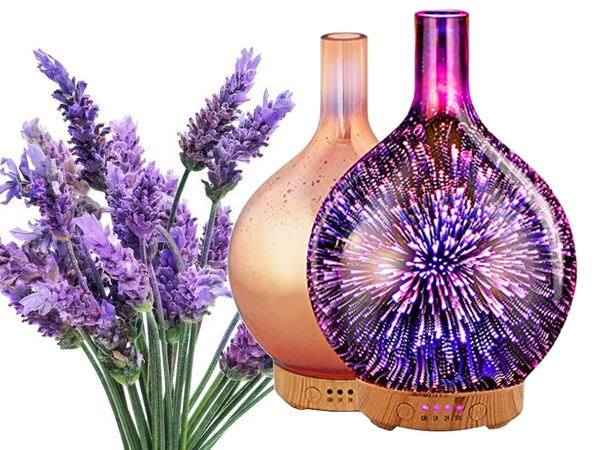 Zvlhčovač vzduchu aromaterapie aroma difuzér noční světlo rgb 3d