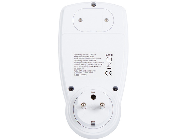 Wattmeter števec električne energije vodil