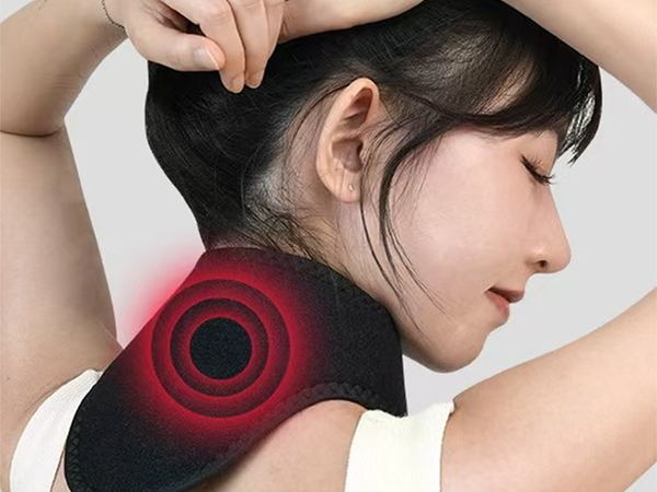 Nackenschmerzen linderung nackenmassagegerät erwärmung massage stirnband usb leicht