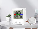 Teplomer meteorologická stanica vnútorný vlhkomer hodiny batérie lcd