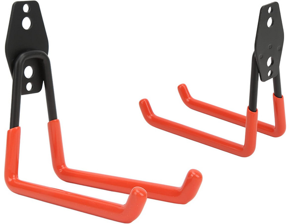 Crochet double porte-outils atelier vélo au garage