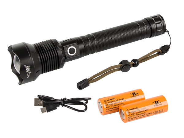 Karinis policijos žibintuvėlis cree xhp90 power