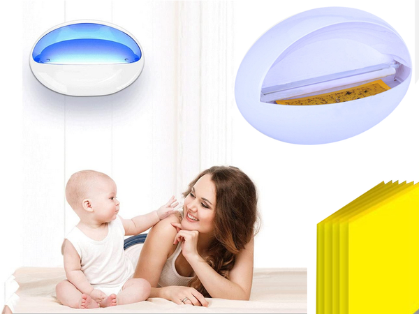 A condus lampă uv insecticid pentru țânțari țânțari muște insecte capcană lipicios liniștit
