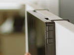 3-part folding wall-mounted cosmetic mirror