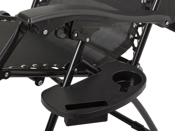 Faltbarer strandstuhl zero gravity 2in1 stuhl mit schirm