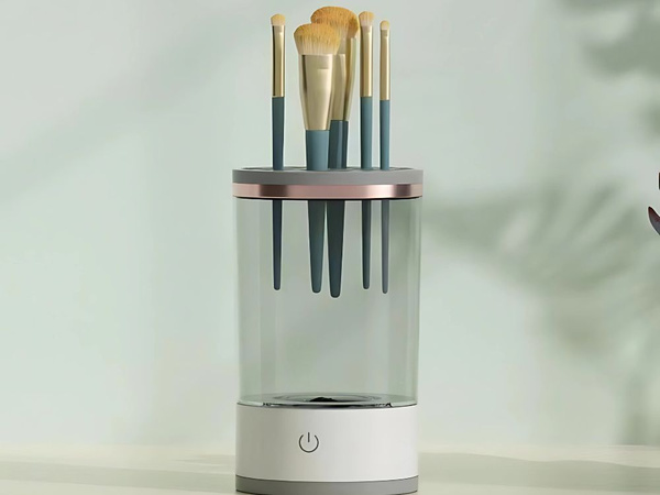 Waschgerät ständer zum reinigen, waschen und trocknen von pinseln und kosmetikschwämmen usb