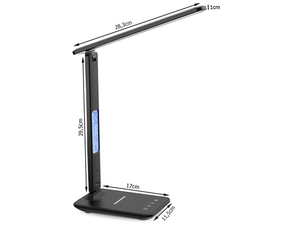 Viinud laualamp kooli usb kella qi laadija