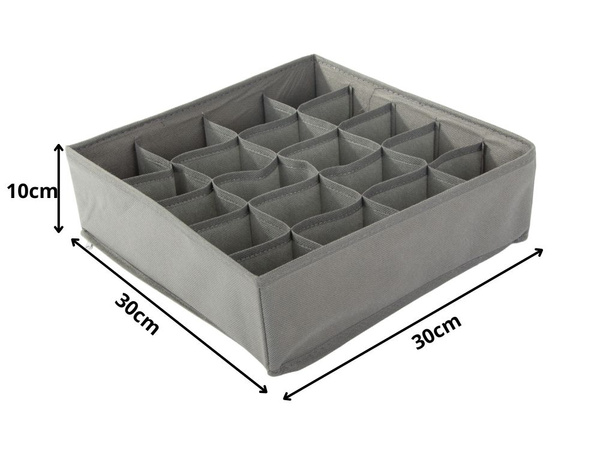 Organisateur de sous-vêtements chaussettes tiroir armoire insert 20 compartiments