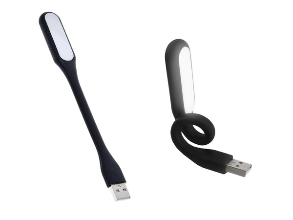 Lampe usb flexible en silicone pour ordinateur portable 6 led forte