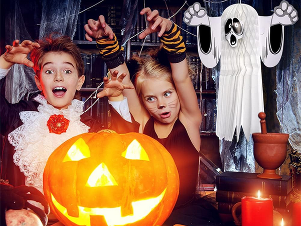 Spoku papīra kulons halloween spoku 3d salocīts papīra apdare