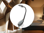 Luz led con clip para leer libros flexible
