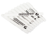 Permanent marker white for glass tyres steel