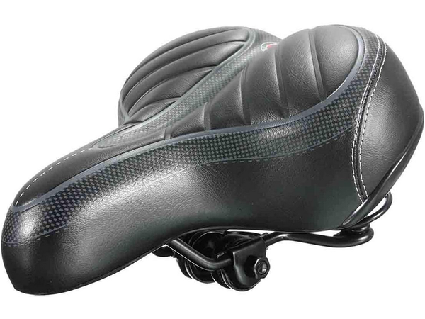 Selle de bicyclette confortable mousse souple ressorts