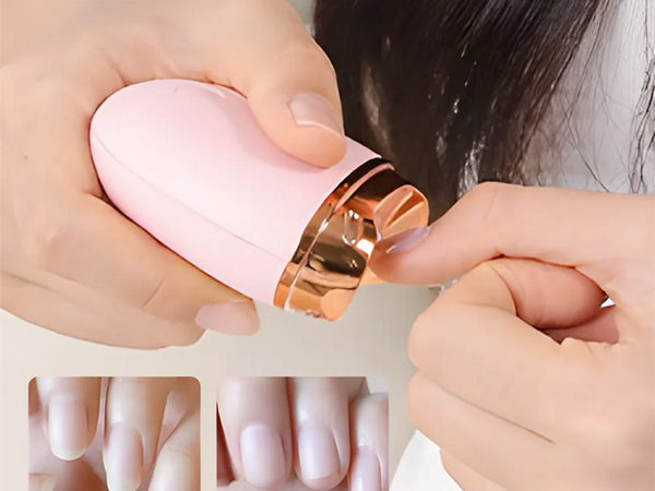 Električni strižnik za nohte cutter cutter trimmer file usb