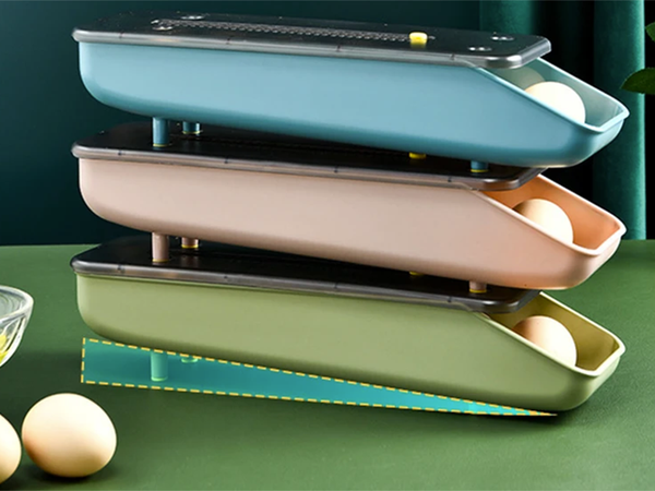 Contenedor caja de huevos organizador frigorífico bandeja de huevos