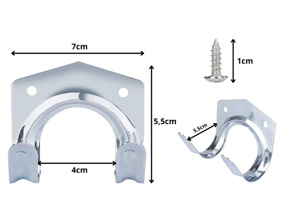 Wandhaken werkzeughalter 20er set aus metall mit schrauben