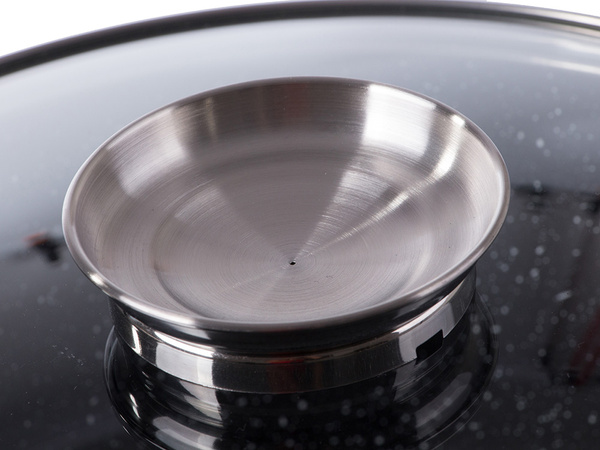 Pot with aromatizer for spices for induction cooking gas large 8l