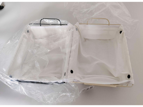 Loft metal wire basket for kitchen for fruit bread with lining