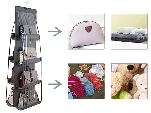 Organizator dulap pentru genți de mână umeraș