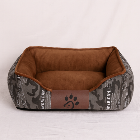 PET BED CAMOUFLAGE L GREY (25)