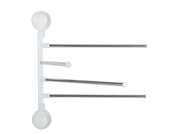 Vrtljivi kopalniški obešalnik za brisače 4 roke