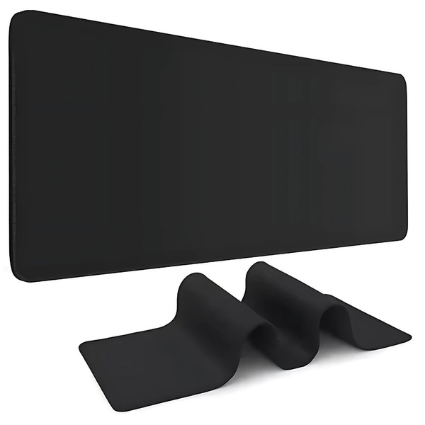 Podkładka gamingowa pod mysz klawiaturę xxl 90x40 cm antypoślizgowa czarna