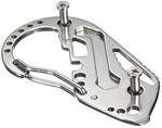 Key ring carabiner survival multitool