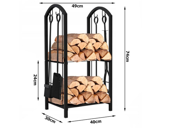 Firewood rack firewood accessories accessories poker sweeper