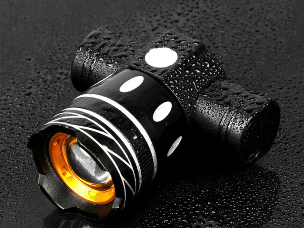 Bike light led t6 set front rear