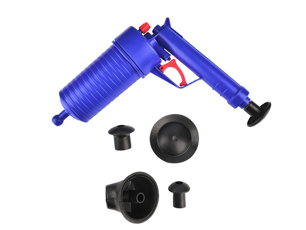 Pistolet déboucheur de canalisation taupe poussoir wc