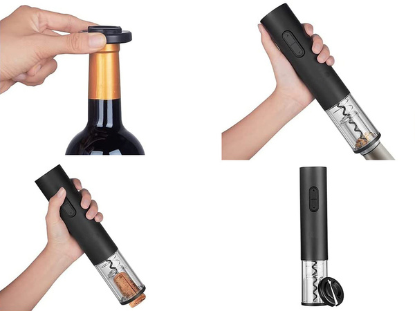 Tirbușon electric deschizător de vin tăietor
