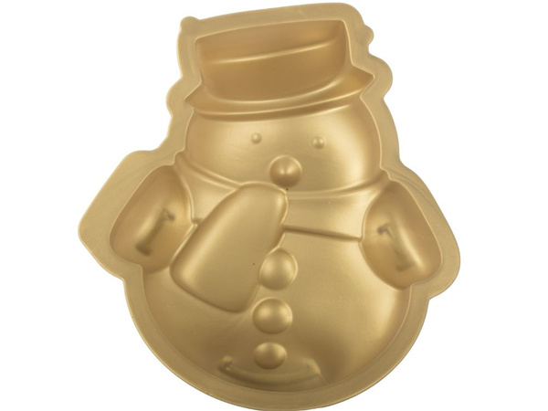 Molde Muñeco De Nieve Molde Navidad Silicona Grande