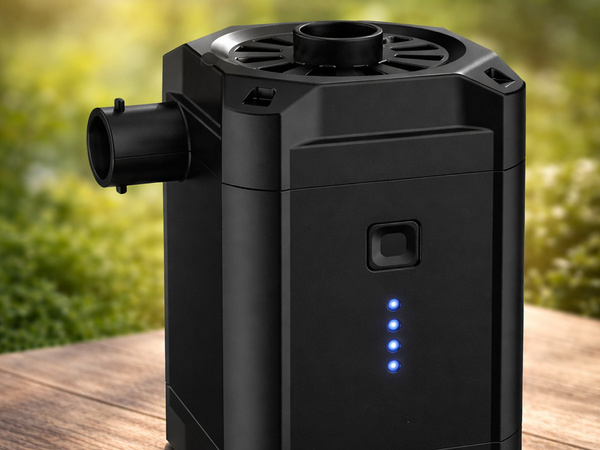 ELEKTRICKÉ BATERIOVÉ ČERPADLO PRE BAZÉNOVÉ MATRACE 3 TIPY LED KEMPINGOVÉ SVETLO