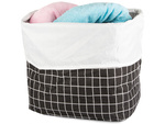Folding basket for laundry toys large lockable