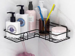 Loft ecke bad dusche regal hängen 2x haken