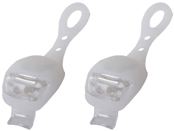 Feu de velo 2 led feu avant 2pcs silicone water resistant