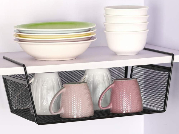 Cesta metálica estante de cocina suspendido estante colgante organizador