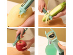 Peladora vertical para verduras y frutas raspador de acero multifuncional