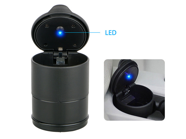 Led popolník auta osvetlený