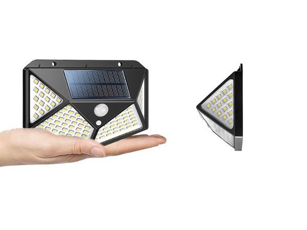 Solar lamp 100 led with twilight movement sensor