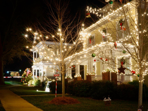 Christmas tree lights indoor white warm 500 led lighting 7 programmes