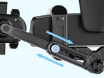 Soporte de coche para el espejo retrovisor soporte de teléfono giratorio