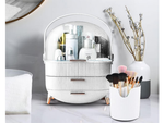 Cosmetics organiser with drawers spacious large handle elegant
