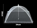 Moskytiéra kryt potraviny ovocie grilovanie ochrana proti hmyzu 34cm